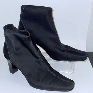 Worthington Sleek Black Heeled Boots